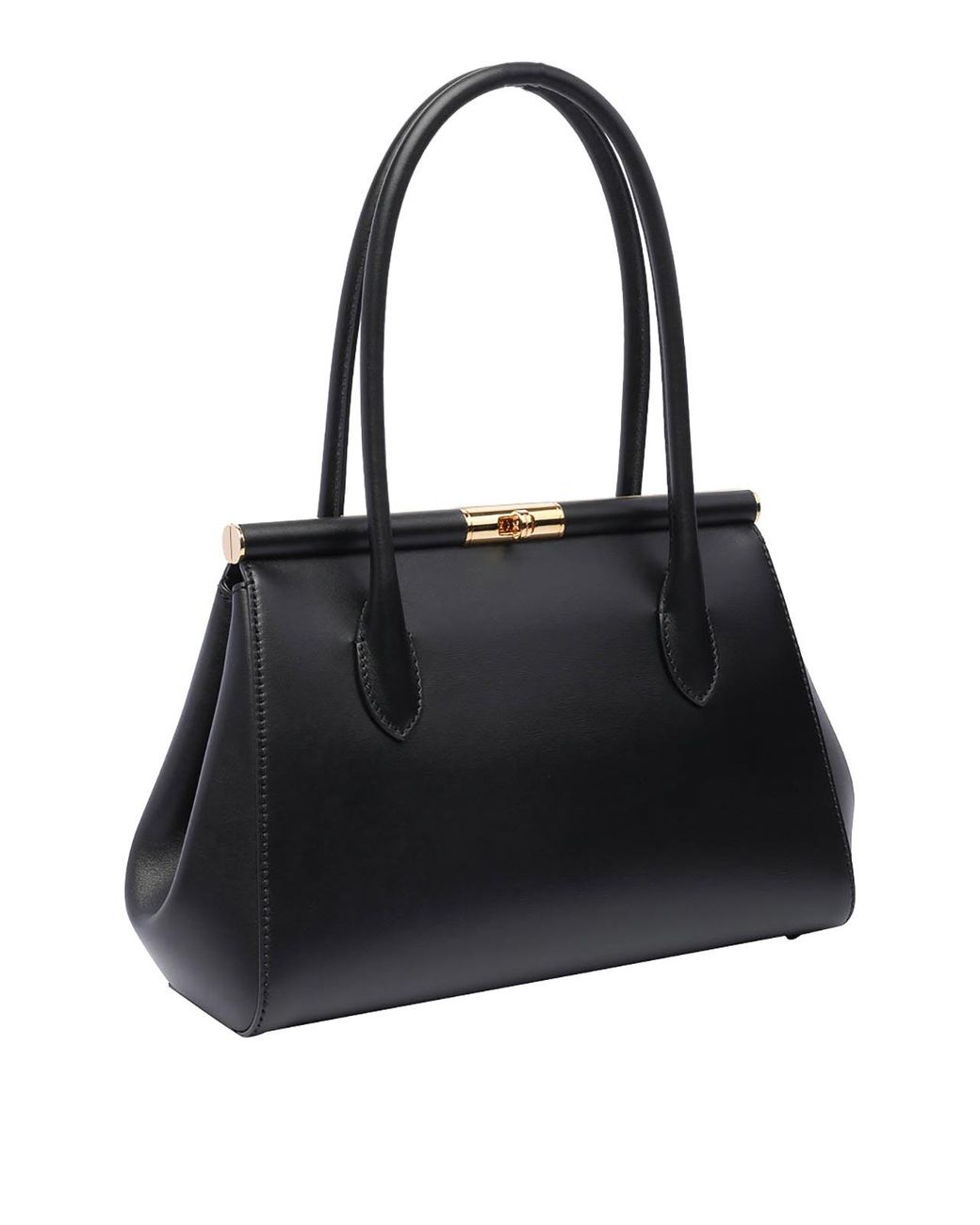 Dolce & Gabbana Black Large Marlene Shoulder Bag