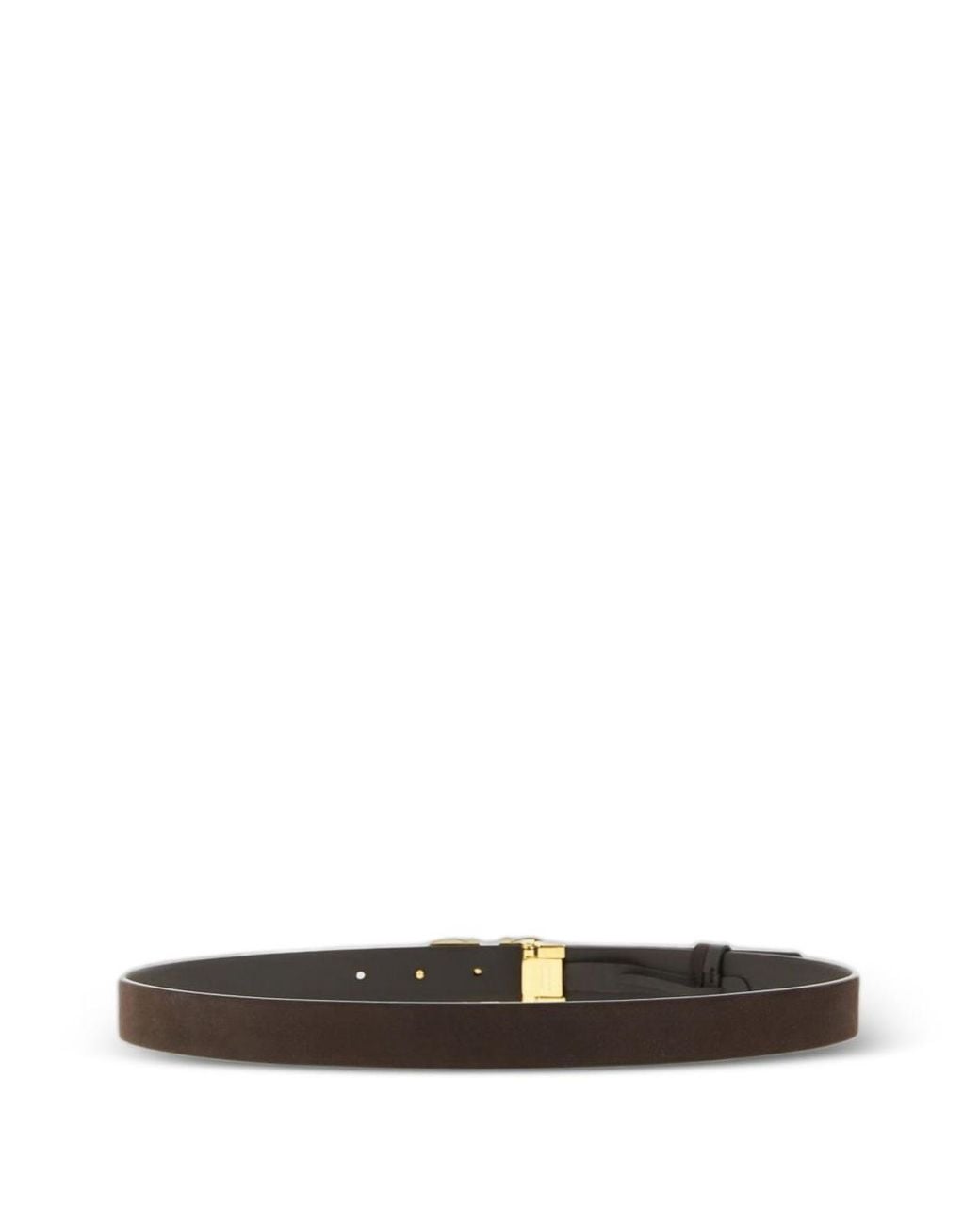Ferragamo White Leather Belt