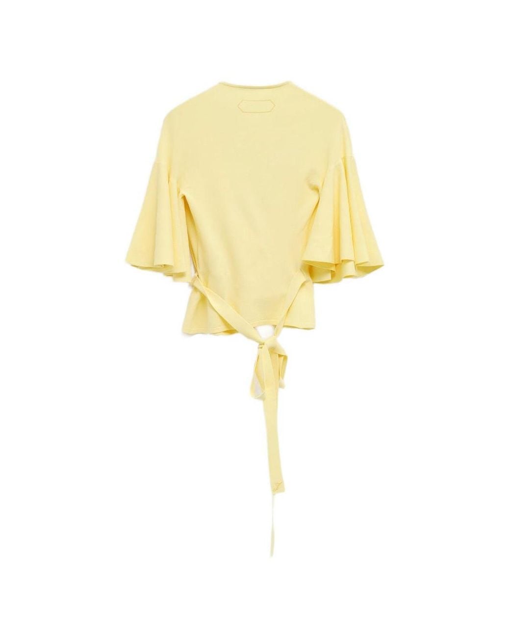 Jacquemus Yellow Rundhalspullover