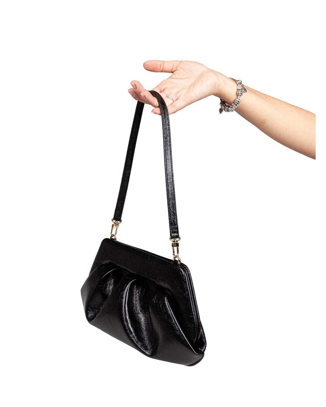 THEMOIRÈ Black Bios Baguette Painted Effect Color