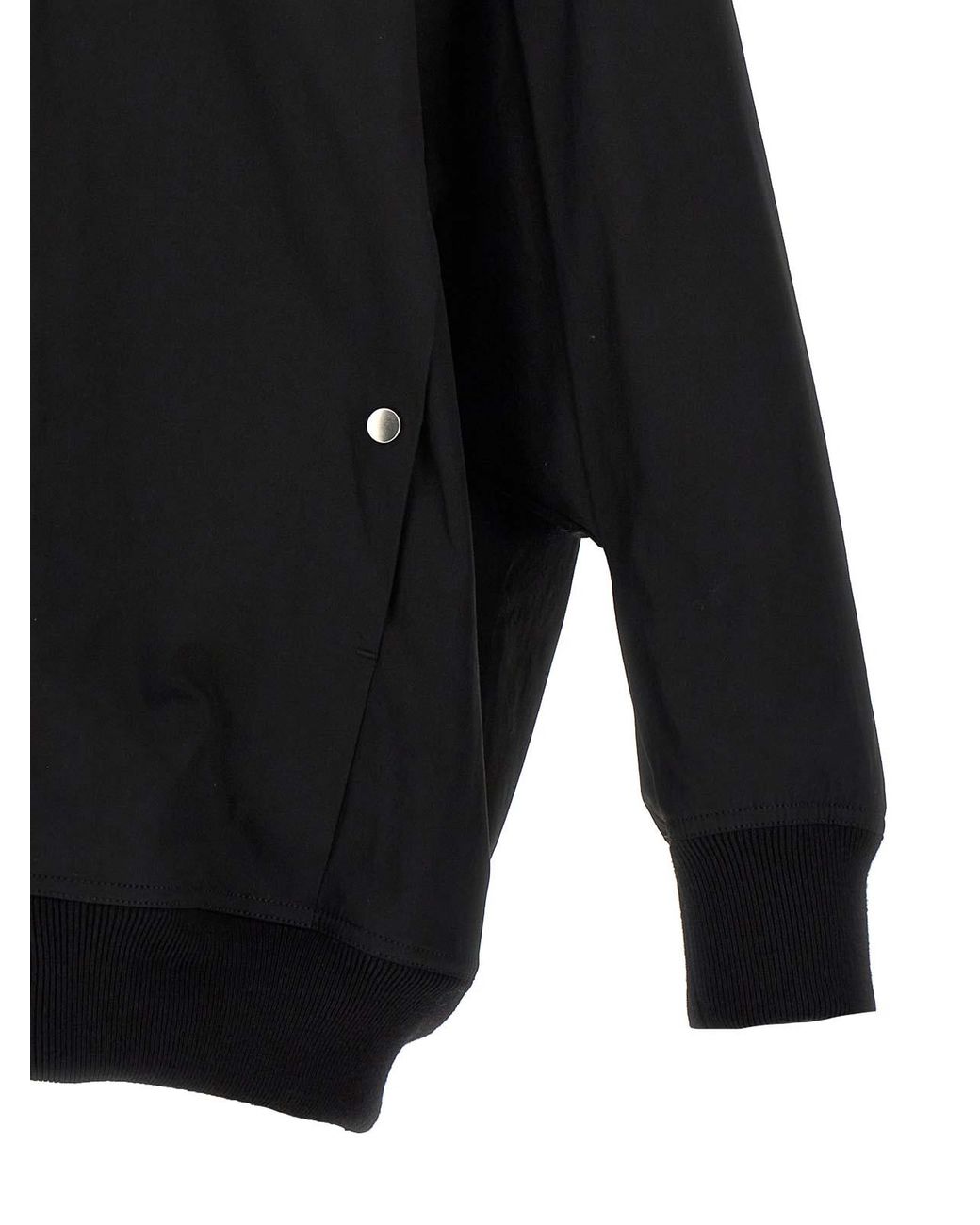 Rick Owens Black Jumbo Peter Flight Jacket for men