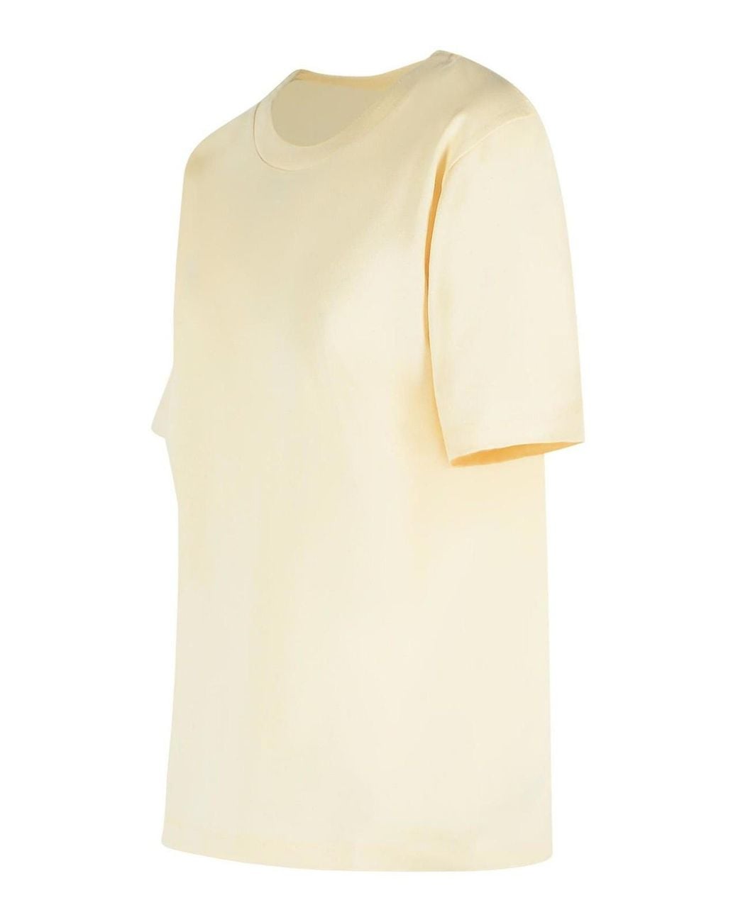 Khaite Natural Allen Silk T-Shirt
