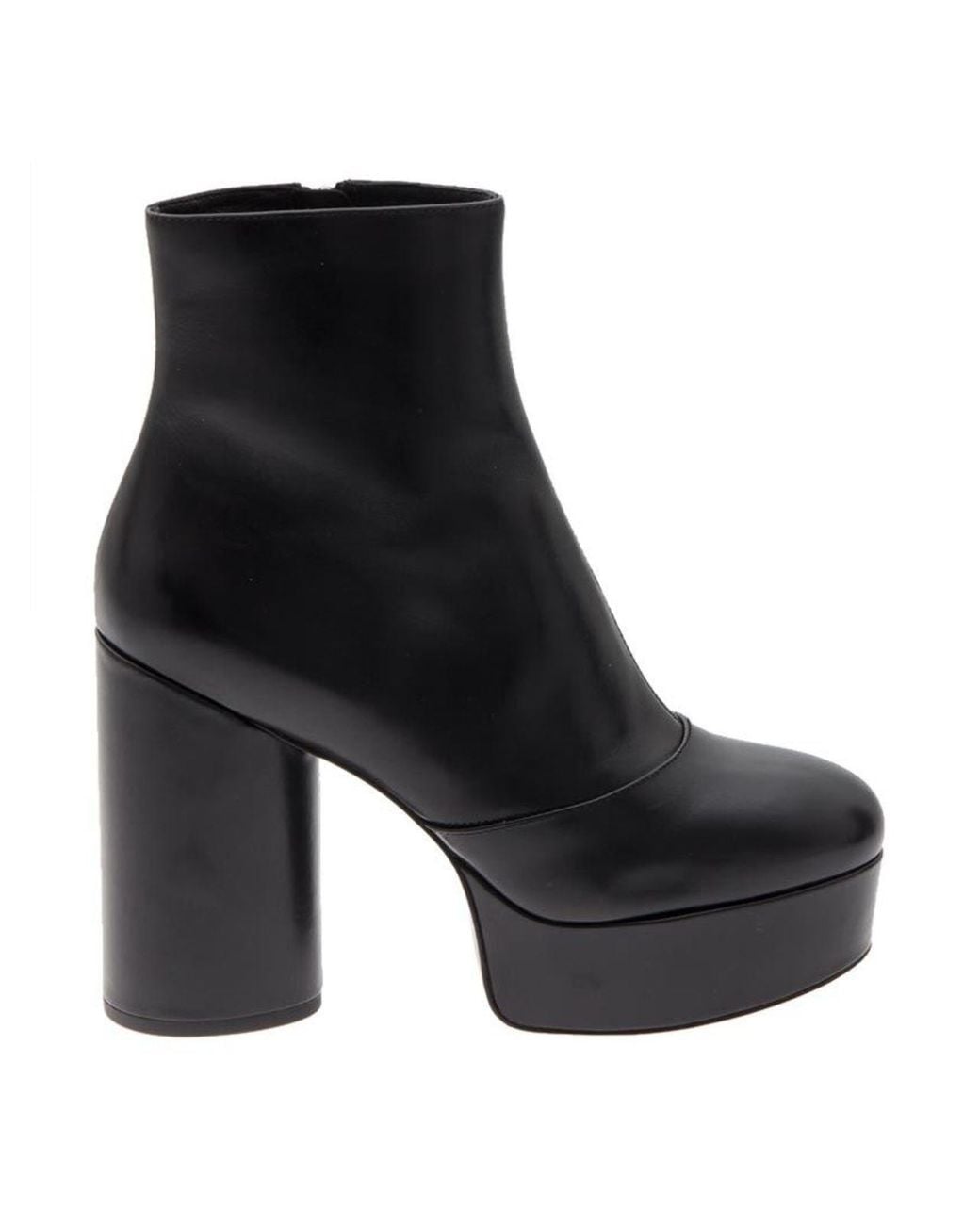 Marc Jacobs Black Leather Ankle Boots