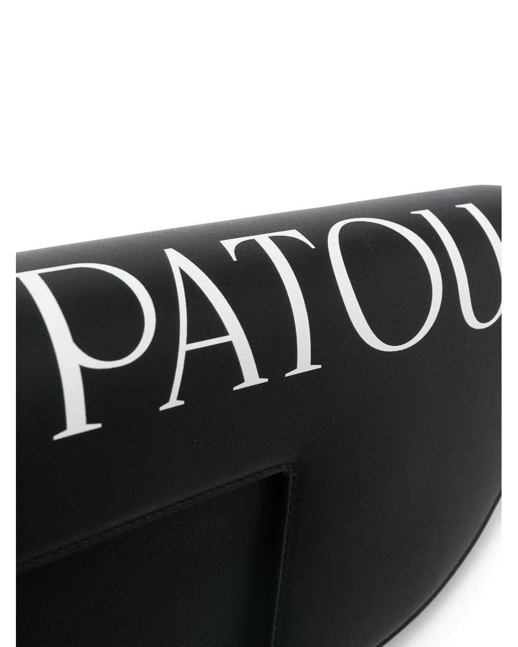 Patou Black Le Leather Shoulder Bag