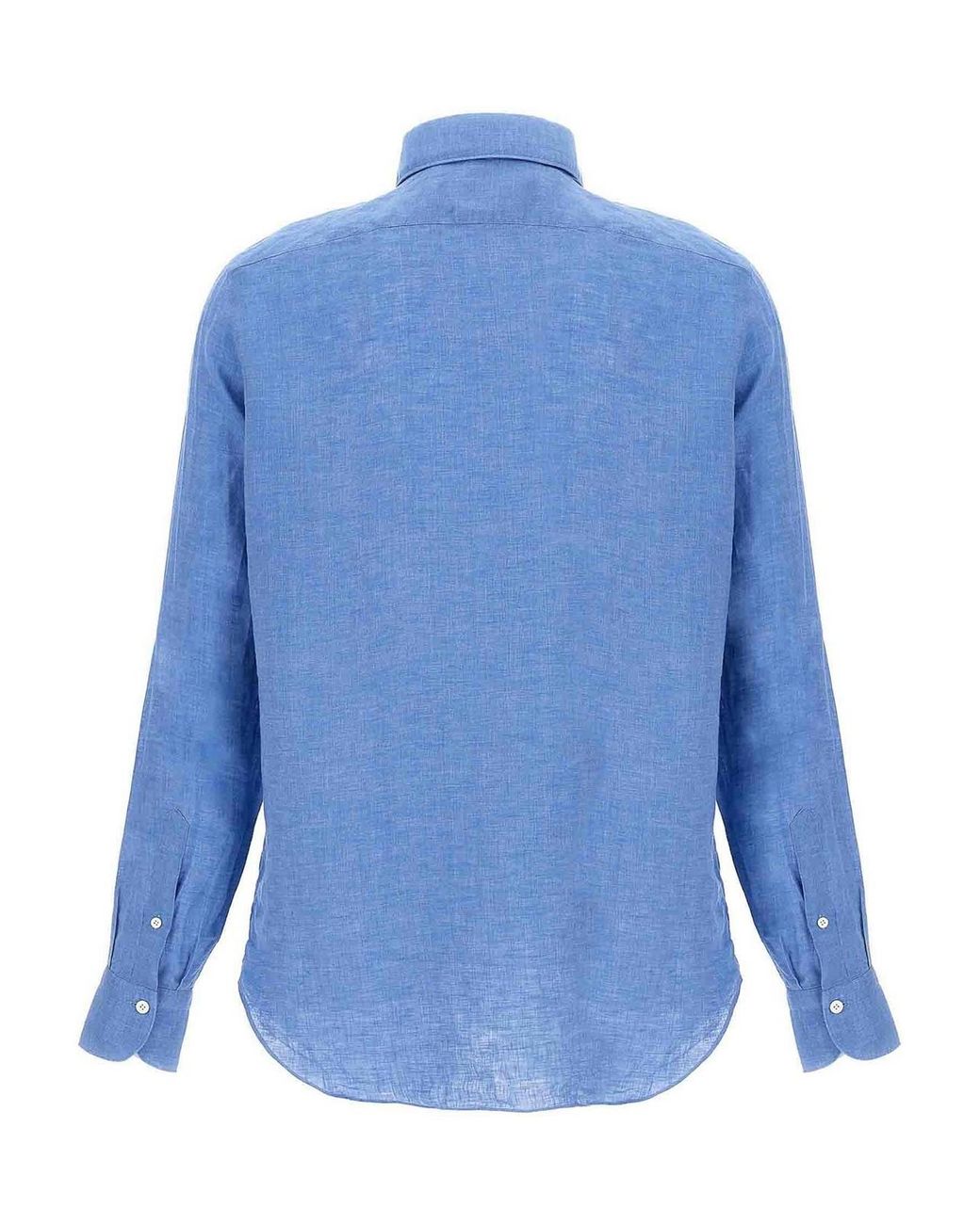 Finamore 1925 Blue Gaeta Shirt for men