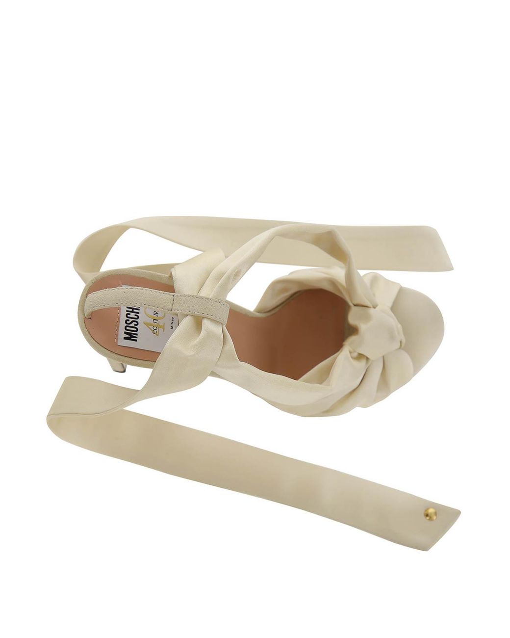 Moschino White Nodo Sandal