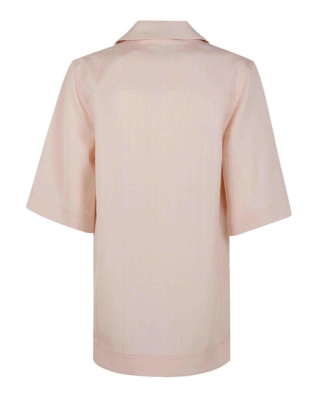 Loulou de Saison Natural Ermo Oversized Polo Shirt