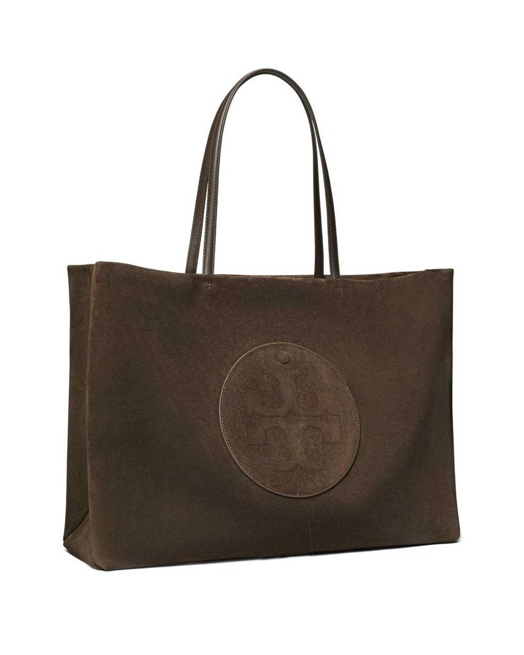 Tory Burch Brown Ella Suede Tote Bag