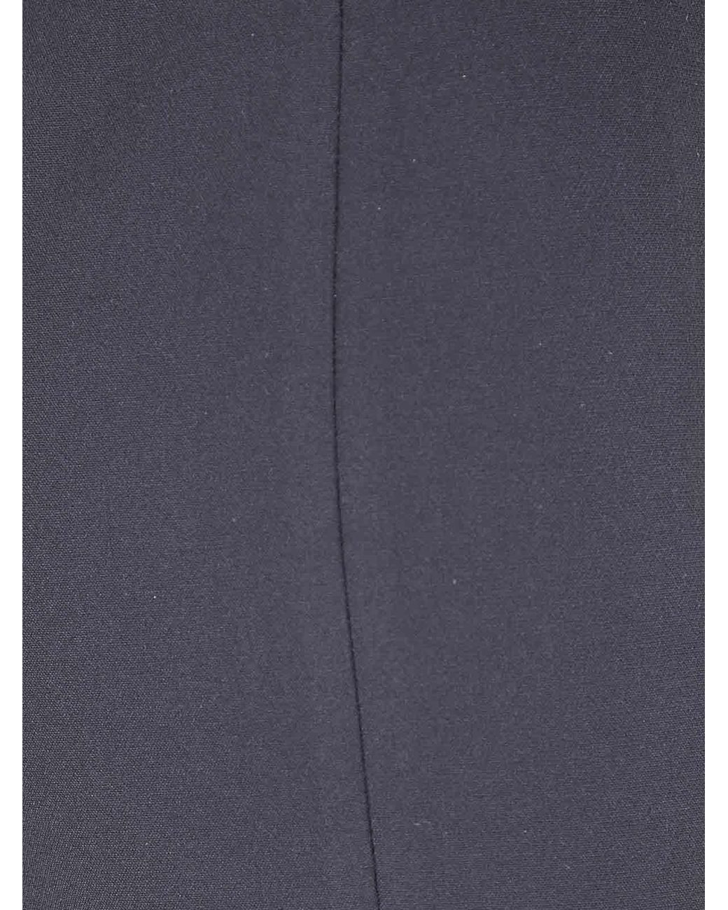 Peserico Blue Confort Fit Side Zip Trousers