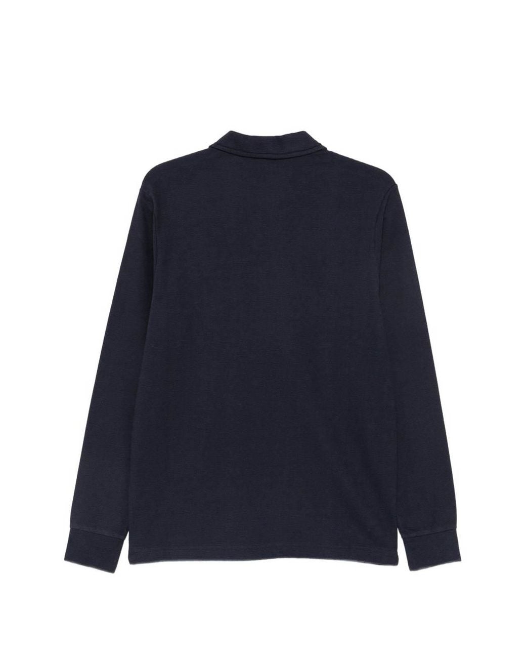 Aspesi Blue Cotton Polo for men