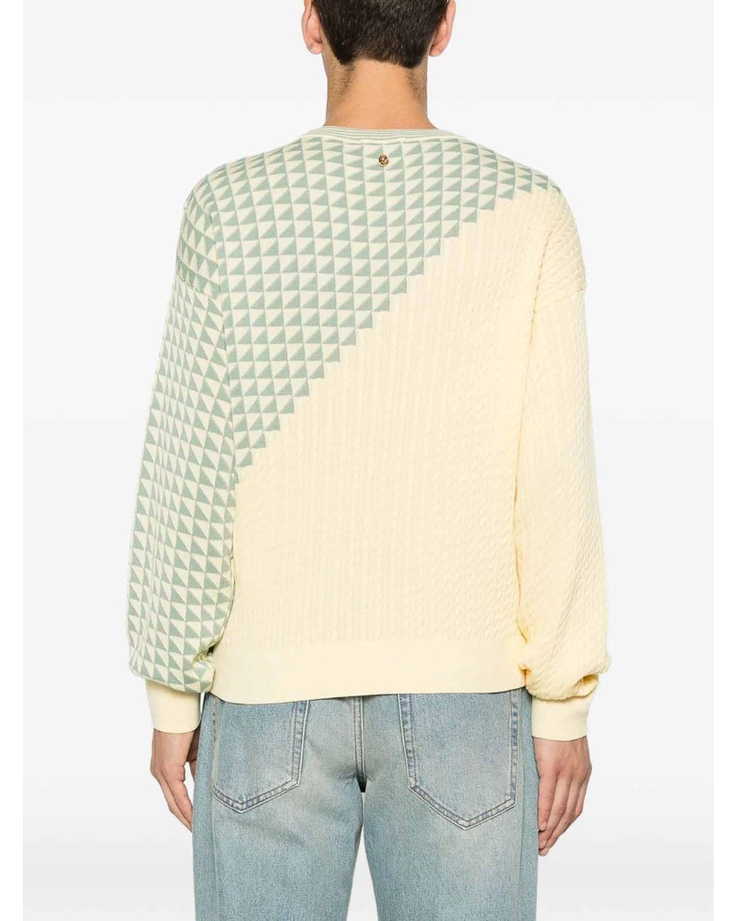 Versace Natural Sweater for men