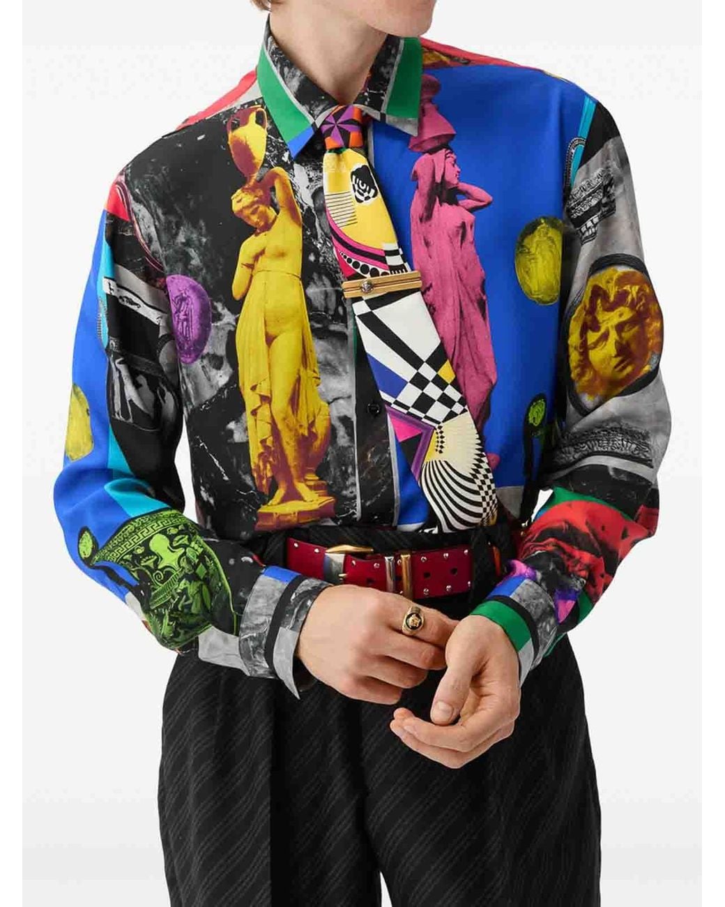 Versace Blue Shirt for men