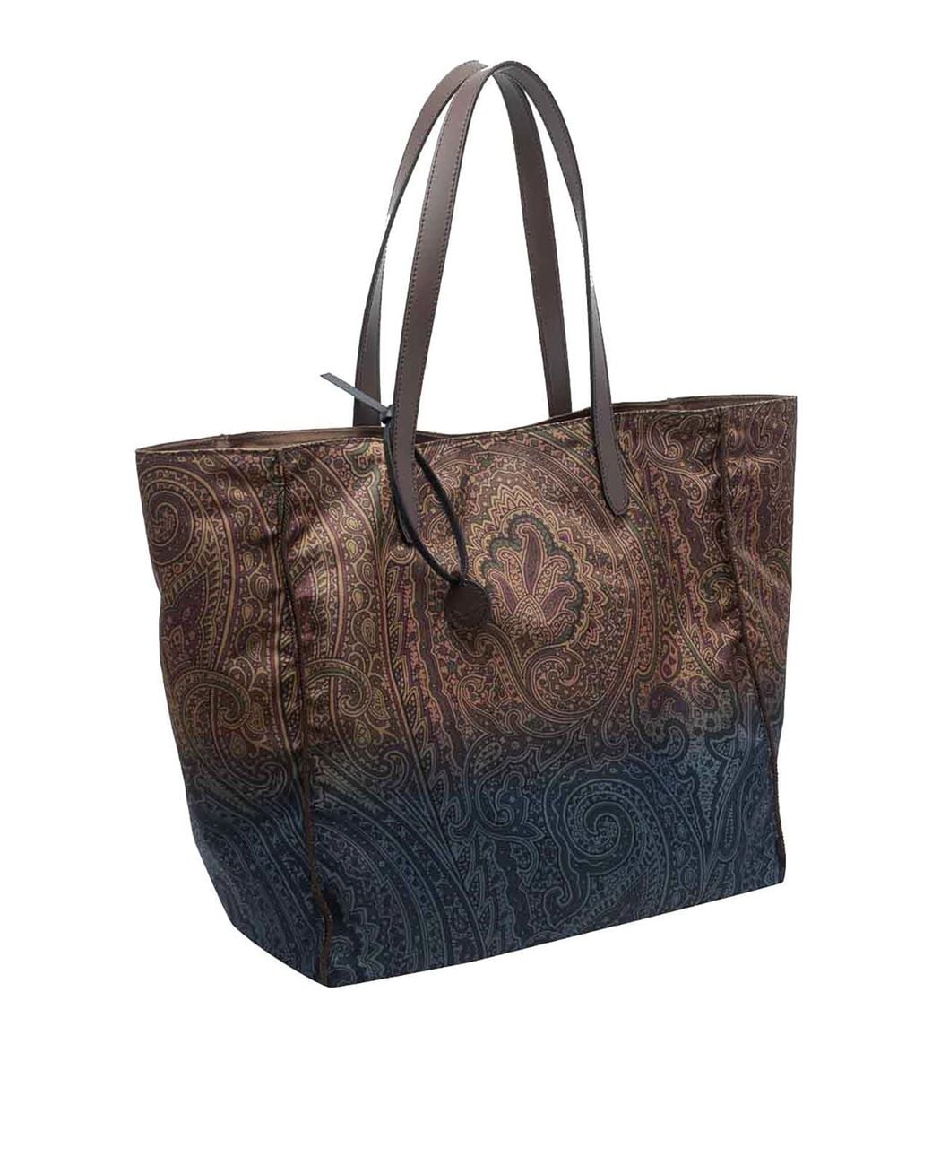 Etro Brown Unfold Me Shopping Bag