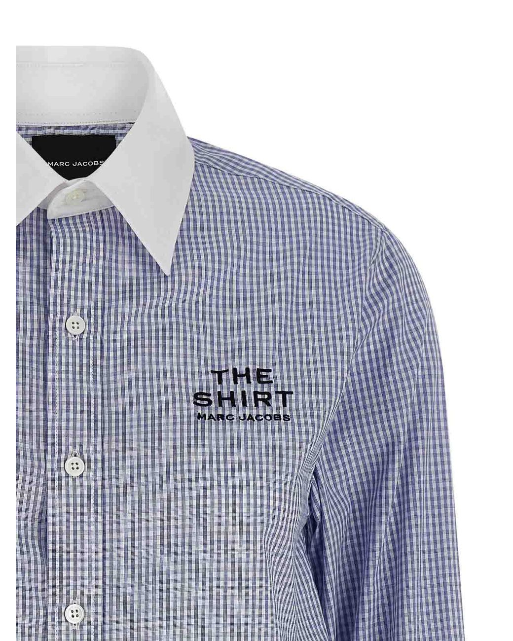 Marc Jacobs Blue Cropped Femme Shirt