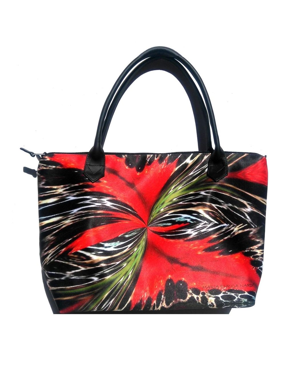 MARIA ENRICA NARDI Red Artemide Satin Bag