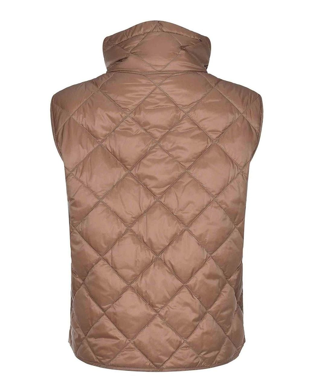 Max Mara Brown Max Mara Vest Made Of Polyamide