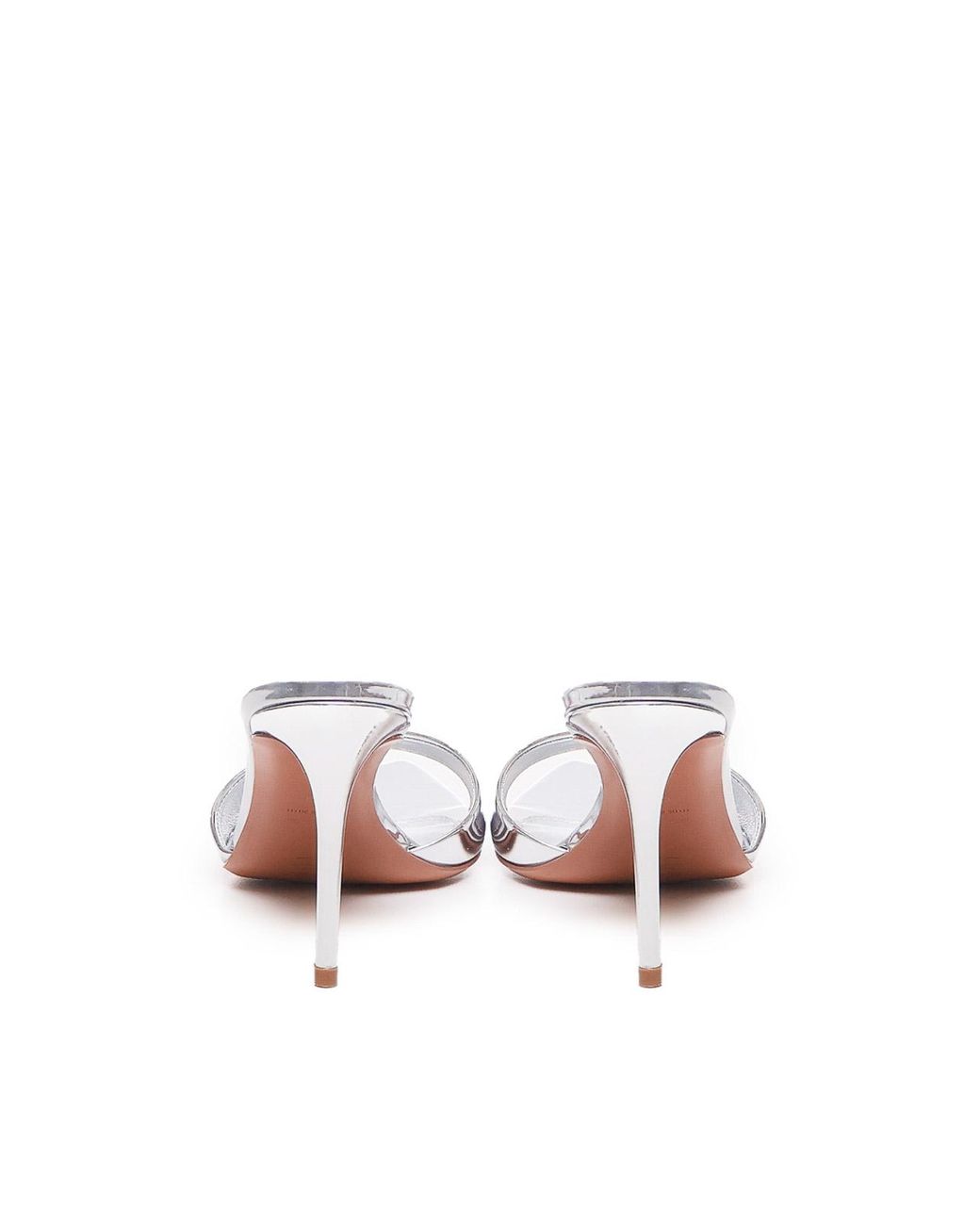 Giuliano Galiano White Alixia Mule Sandals