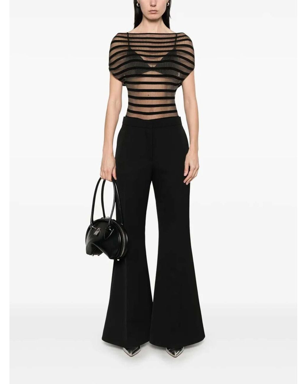 Givenchy Black Flared Pants