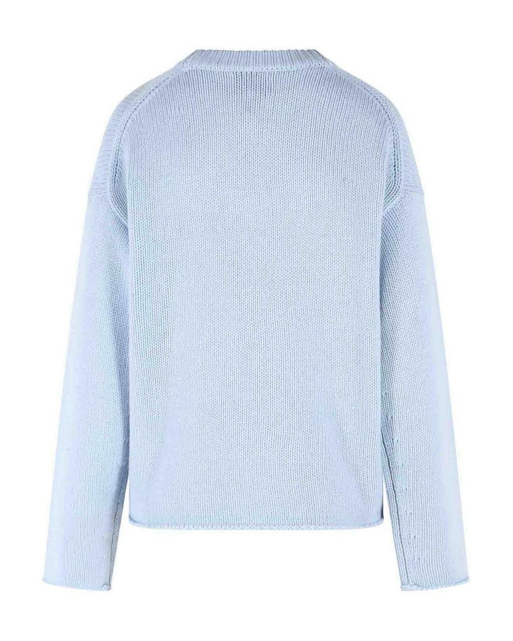 Loulou de Saison Blue Derry Light Ble Cashmere Sweater