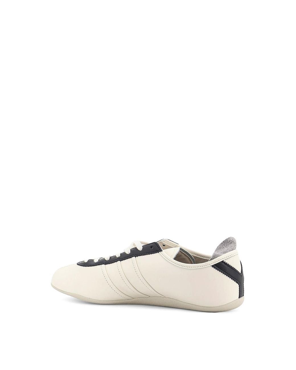 Y-3 Natural Tokyo Leather Sneakers With Bicolor Design And Rubber Sole for men