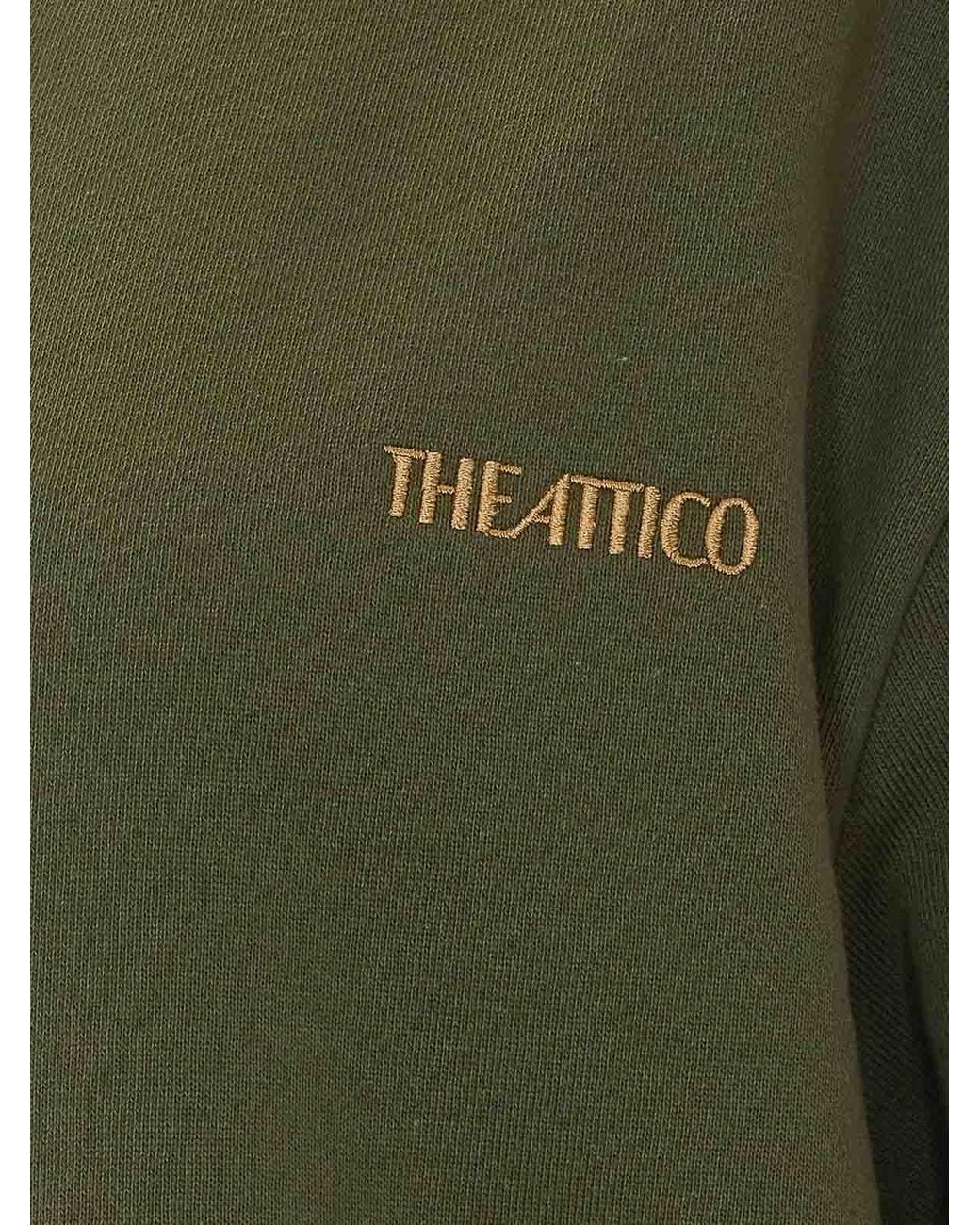 The Attico Green Sweatshirt