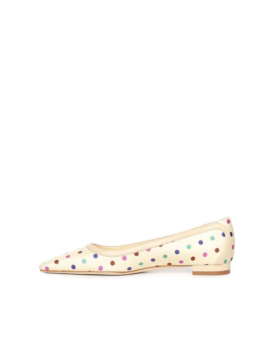 Manolo Blahnik Natural Patterned Flats