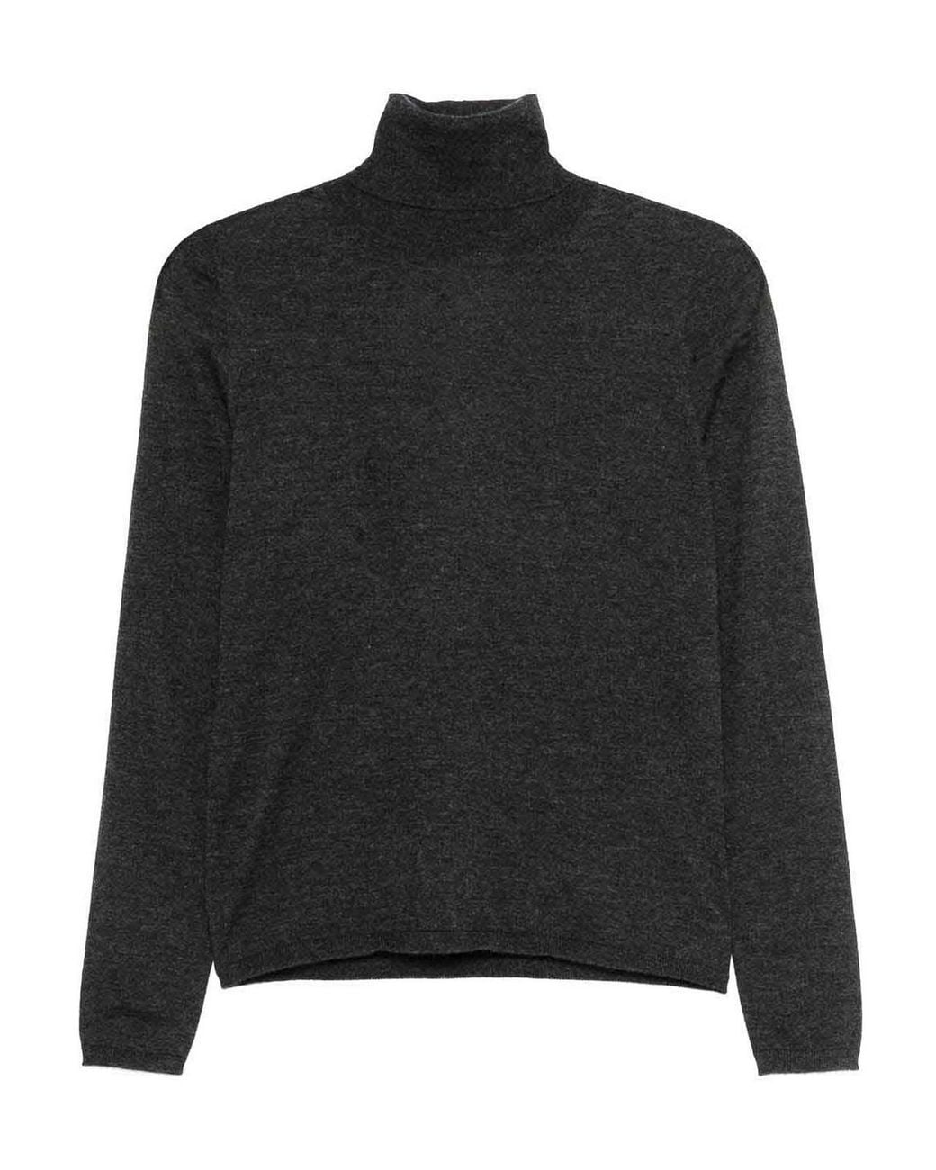 Max Mara Black Adda Cashmere Turtleneck