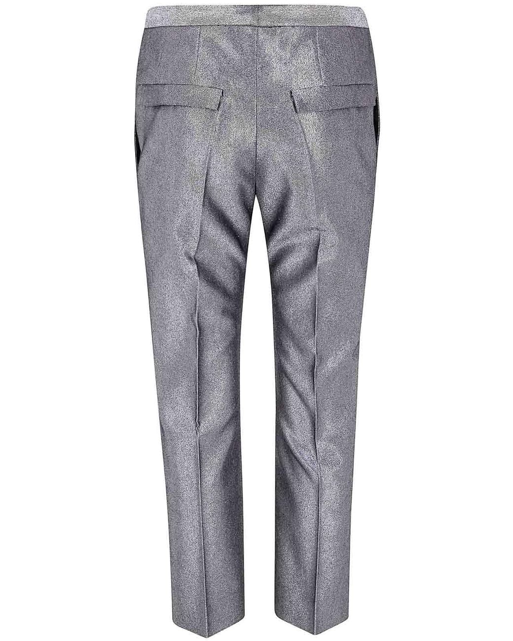 SAPIO Gray Crop Fitted Denim