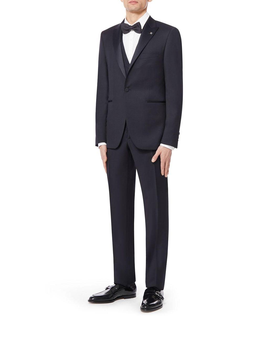 Tagliatore Blue Tailored Single-Breasted Wool Suit for men