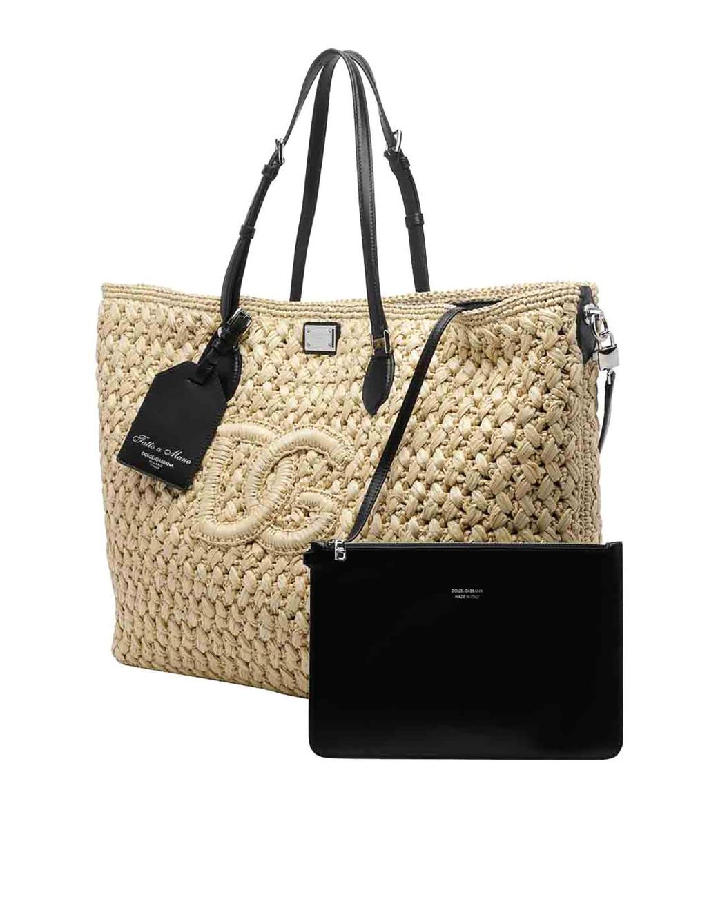 Dolce & Gabbana Natural Dg Shopping Bag for men