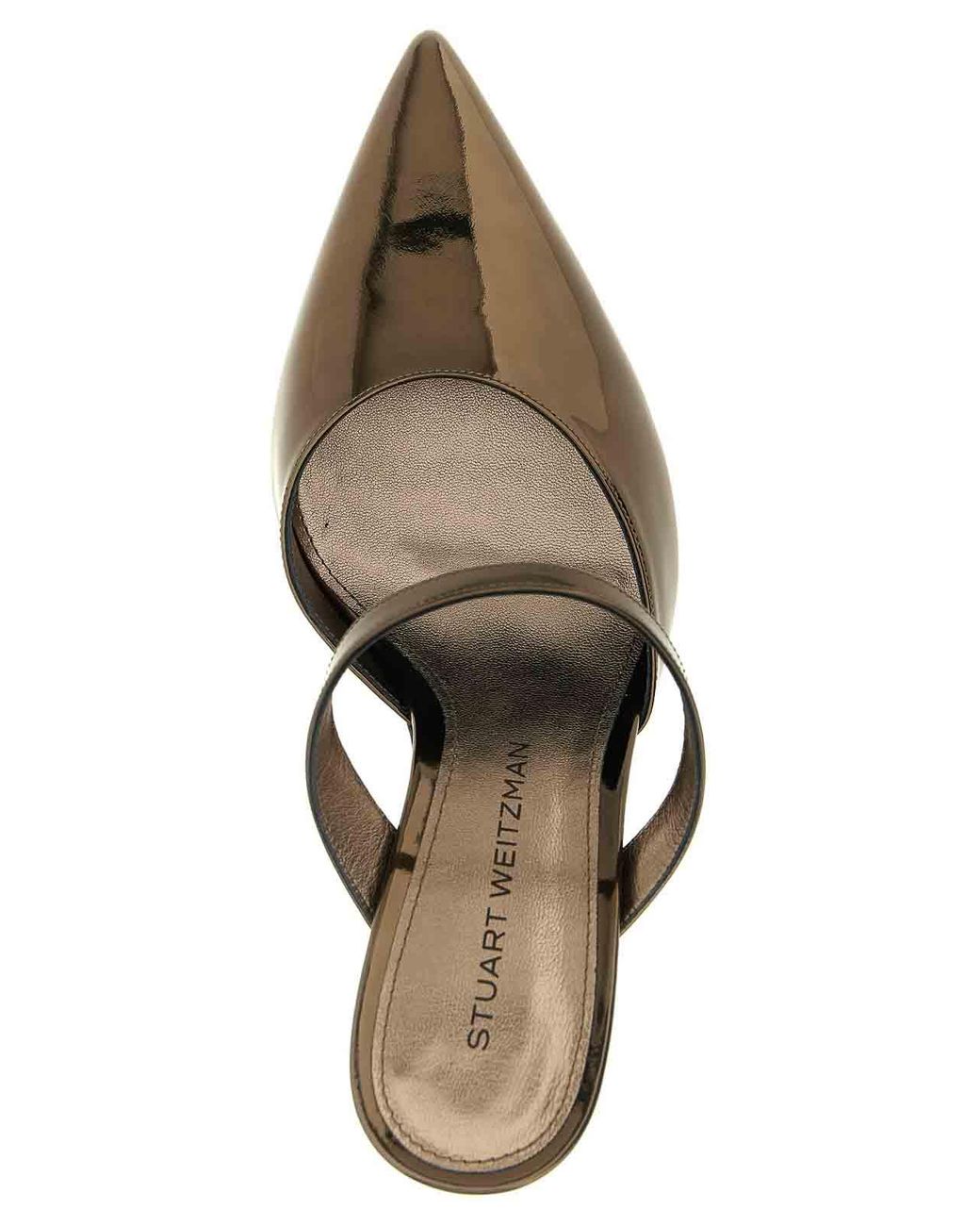 Stuart Weitzman Brown Stuart Power' Mules