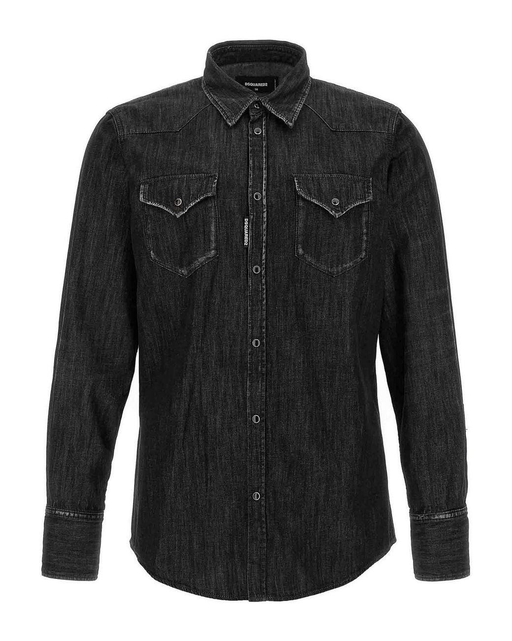DSquared² Black Classic Western' Shirt for men