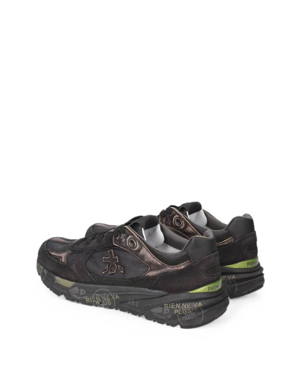 Premiata Black Suede Sneakers for men