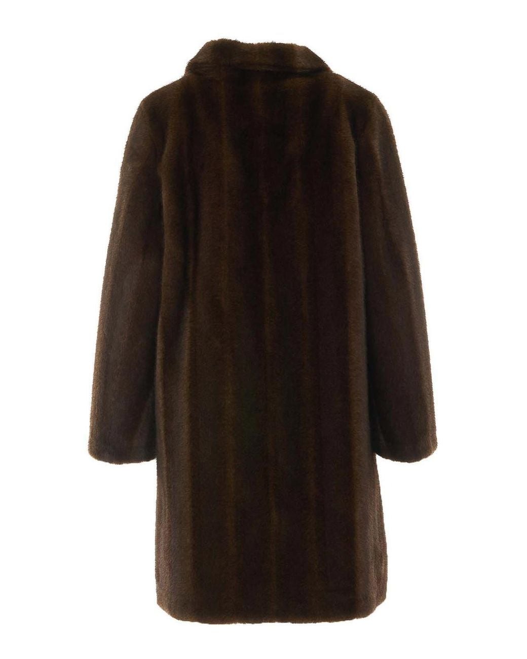VALENTINI 1972 Black Faux Fur Coat