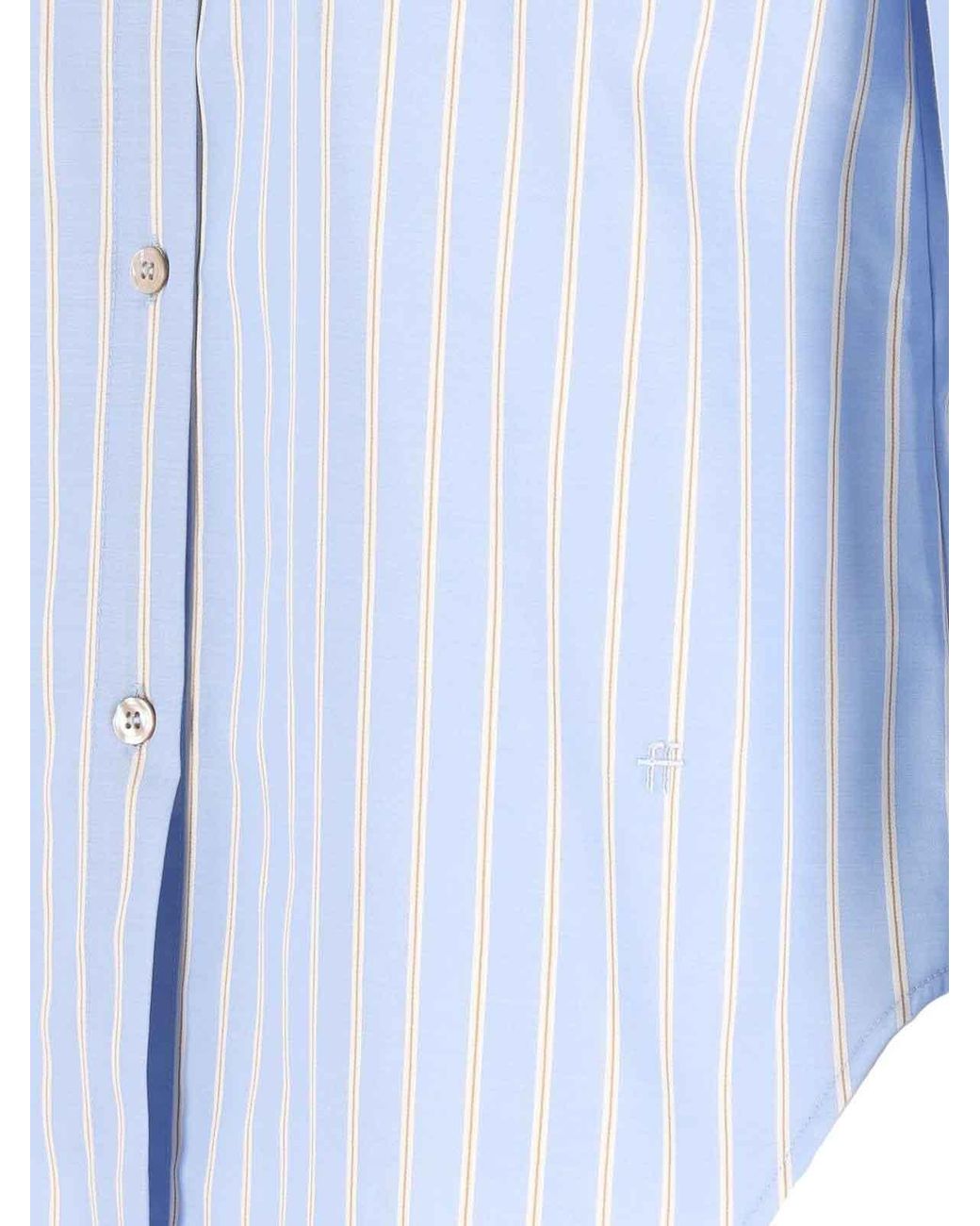 Forte_forte Blue Shirt With French Collar