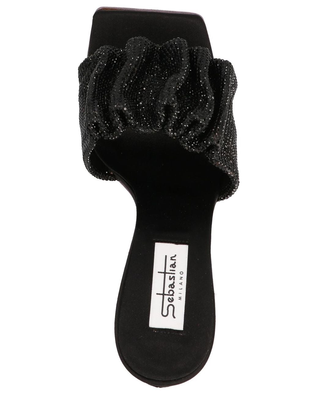 Sebastian Milano Black Cher Mules