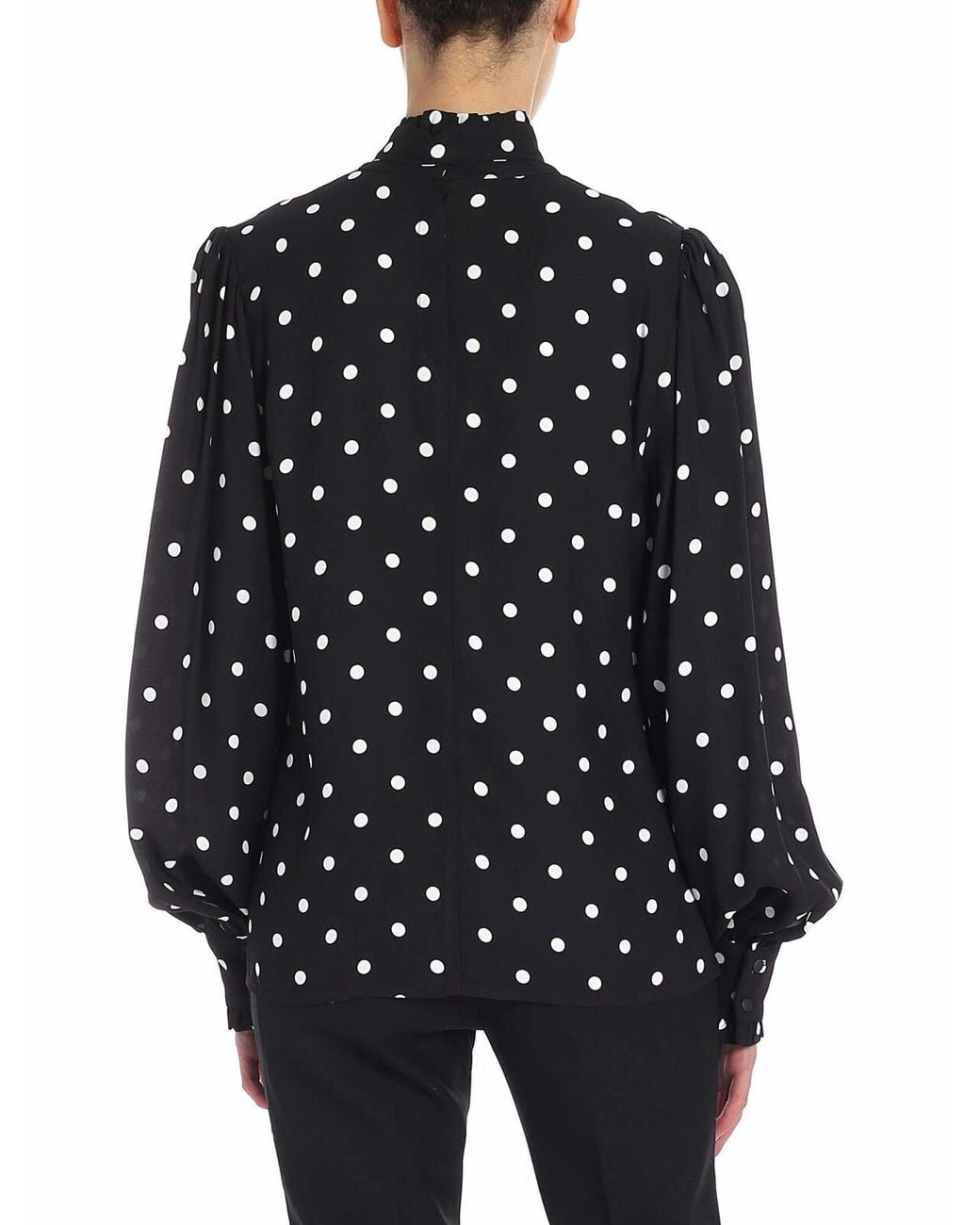 Vivetta Black Polka Dot Blouse