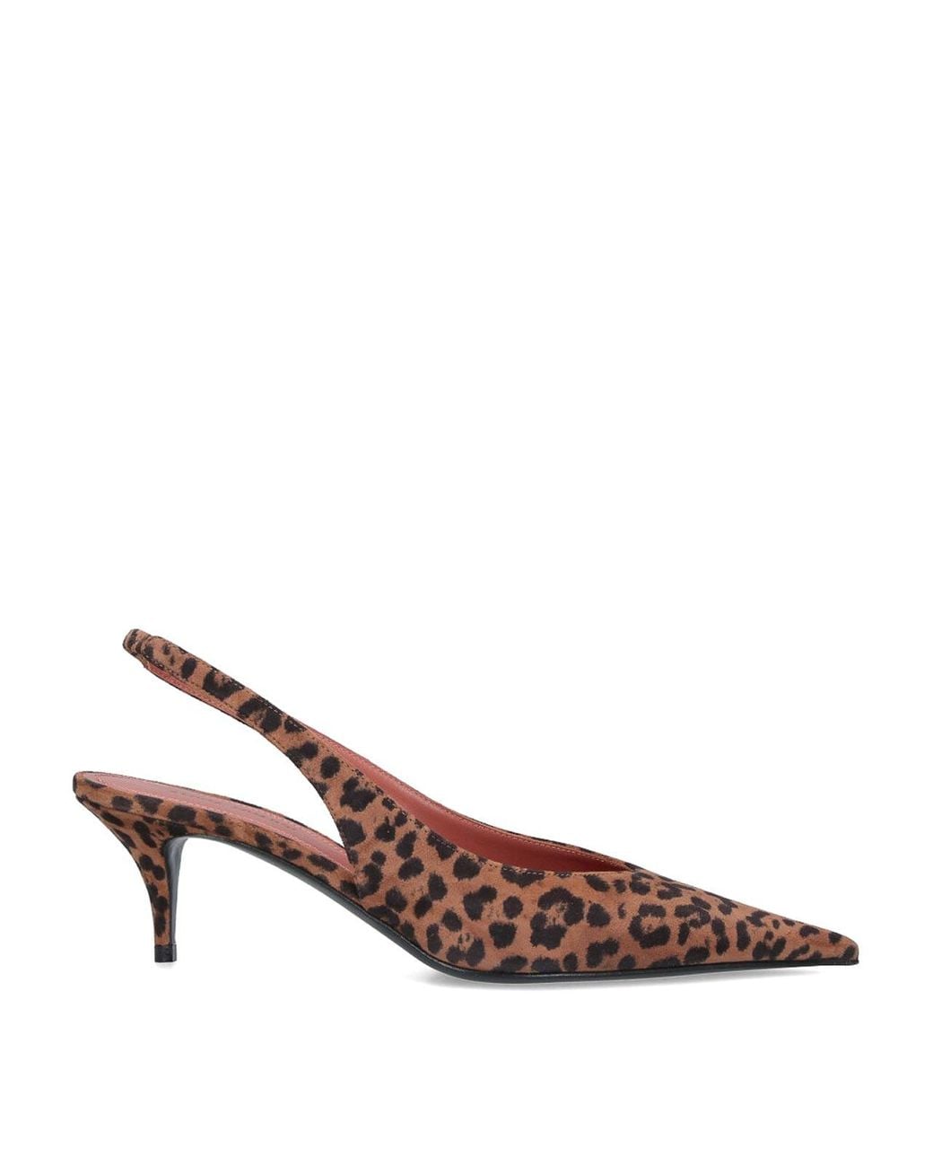 AMINA MUADDI Brown 55Mm Anok Slingback Pumps