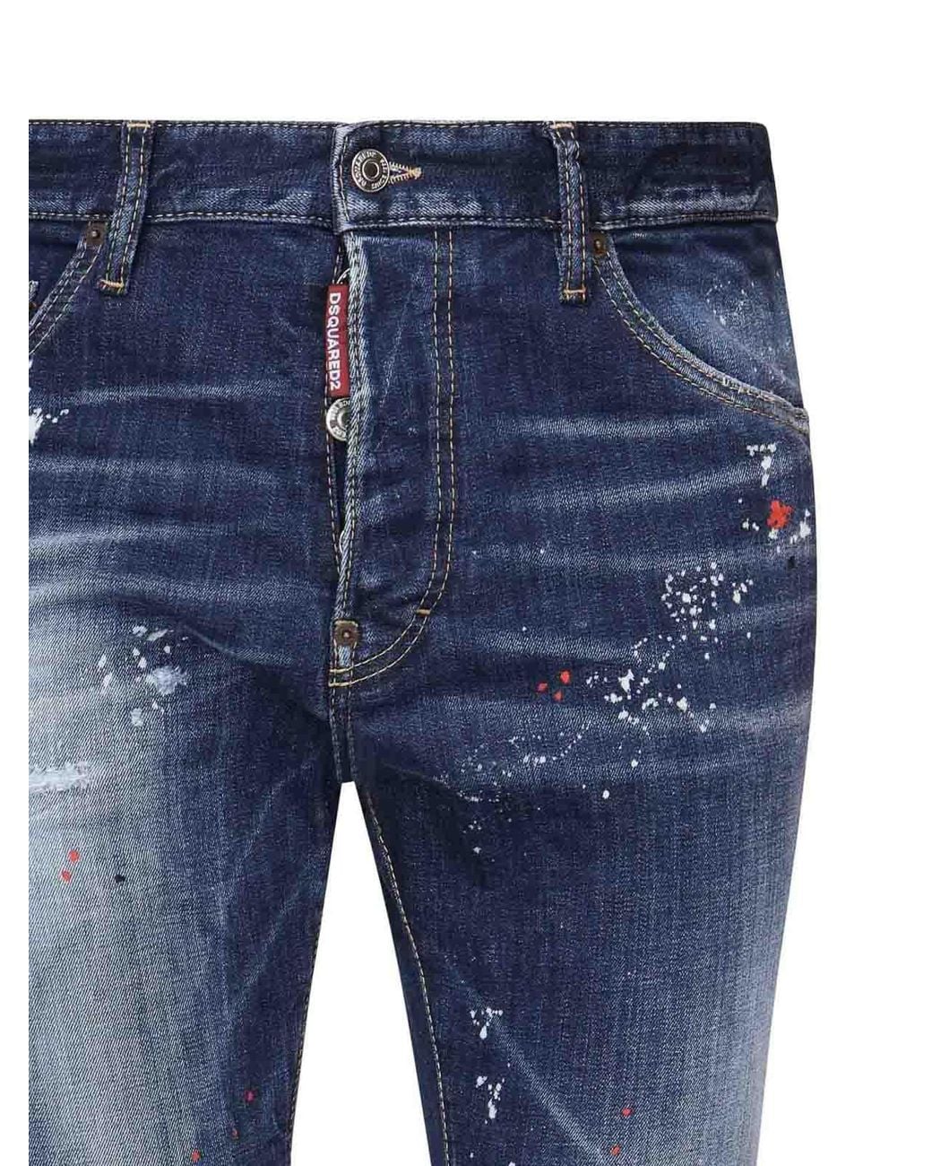 DSquared² Blue Cool Guy Distressed Jeans for men