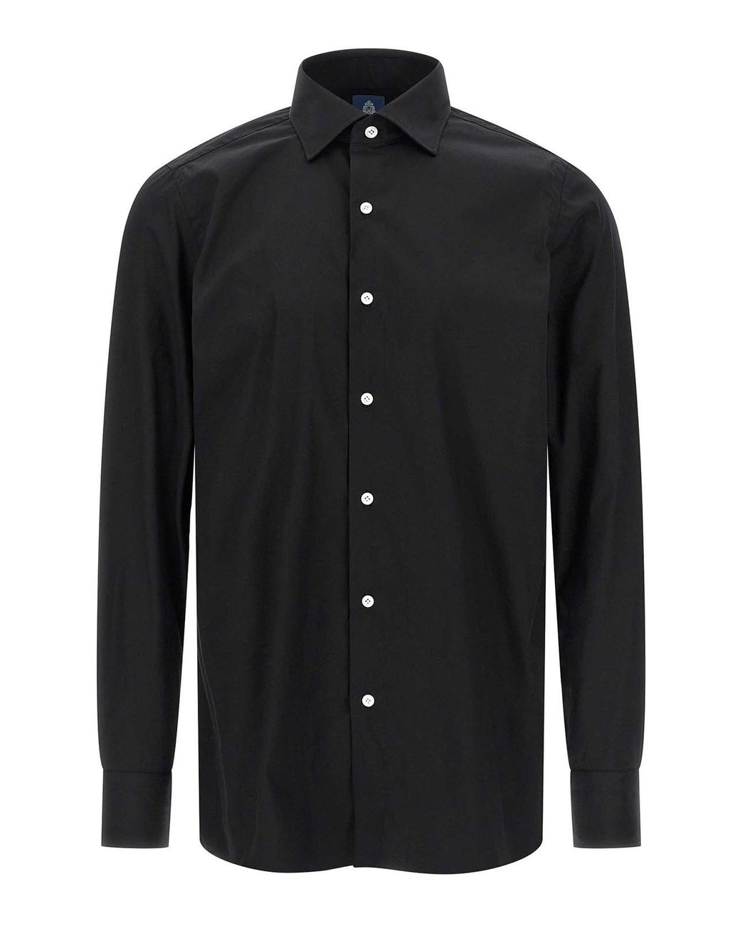 Finamore 1925 Black Napoli Shirt for men