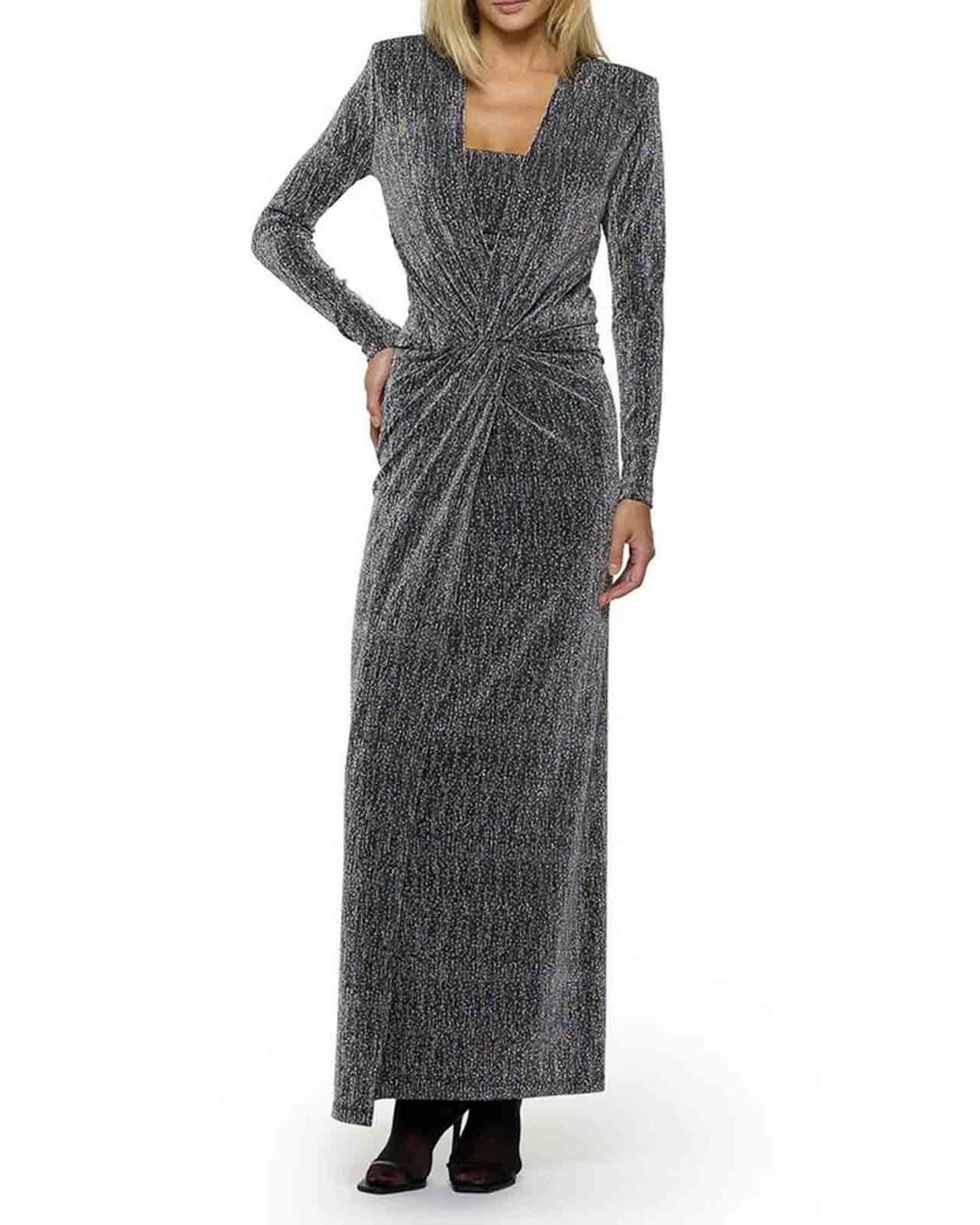 SIMONA CORSELLINI Gray Dress