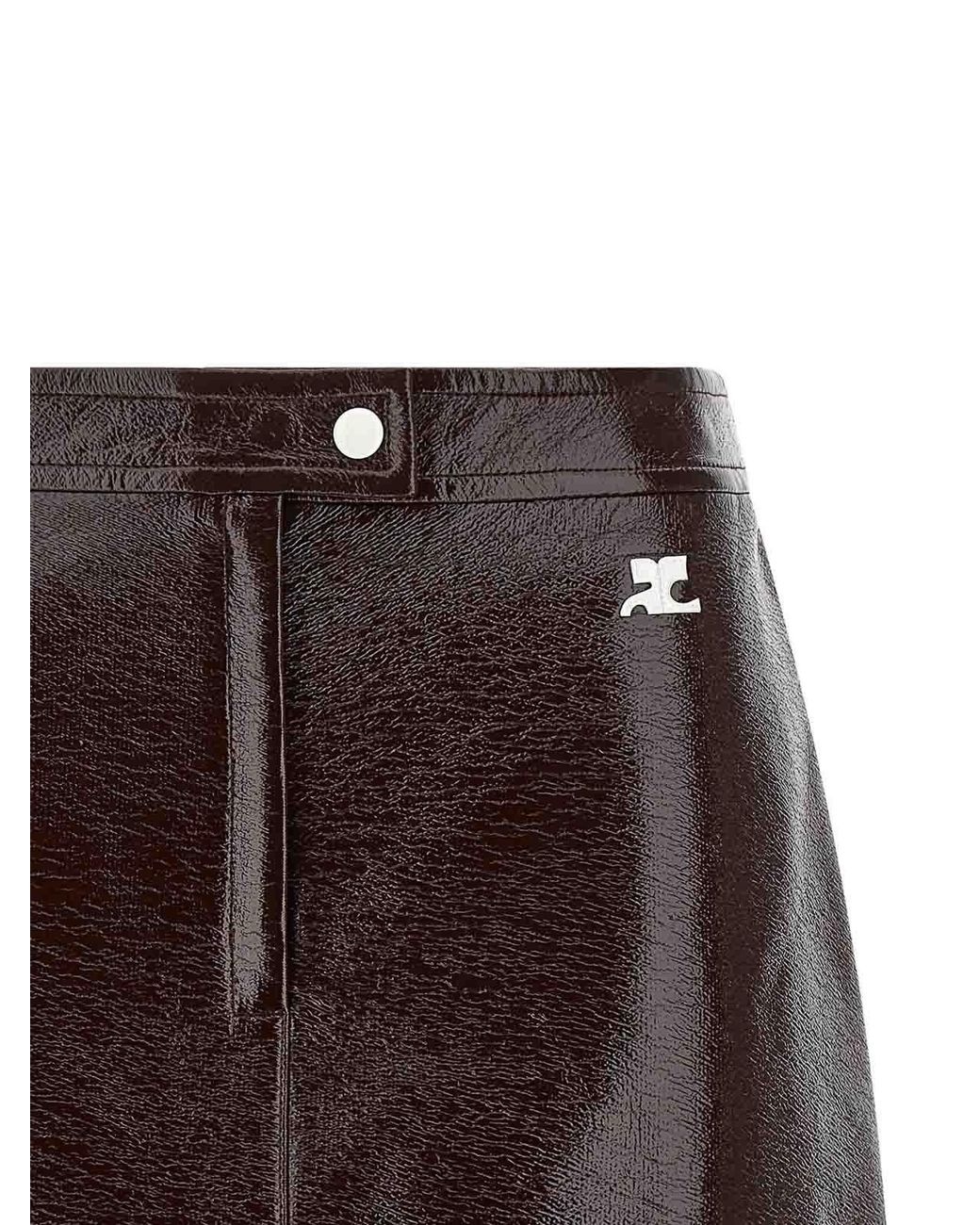 Courreges Brown Reedition' Skirt
