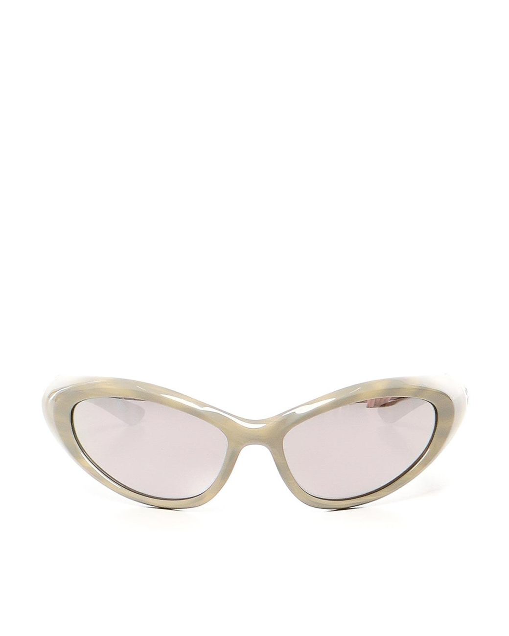 Balenciaga Natural Sunglasses With Logo
