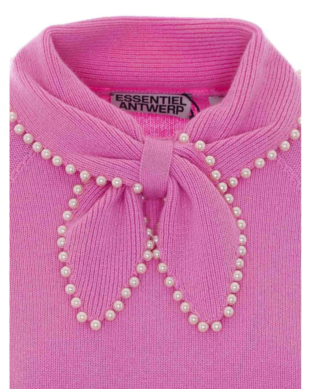 Essentiel Antwerp Pink Kasa Sweater