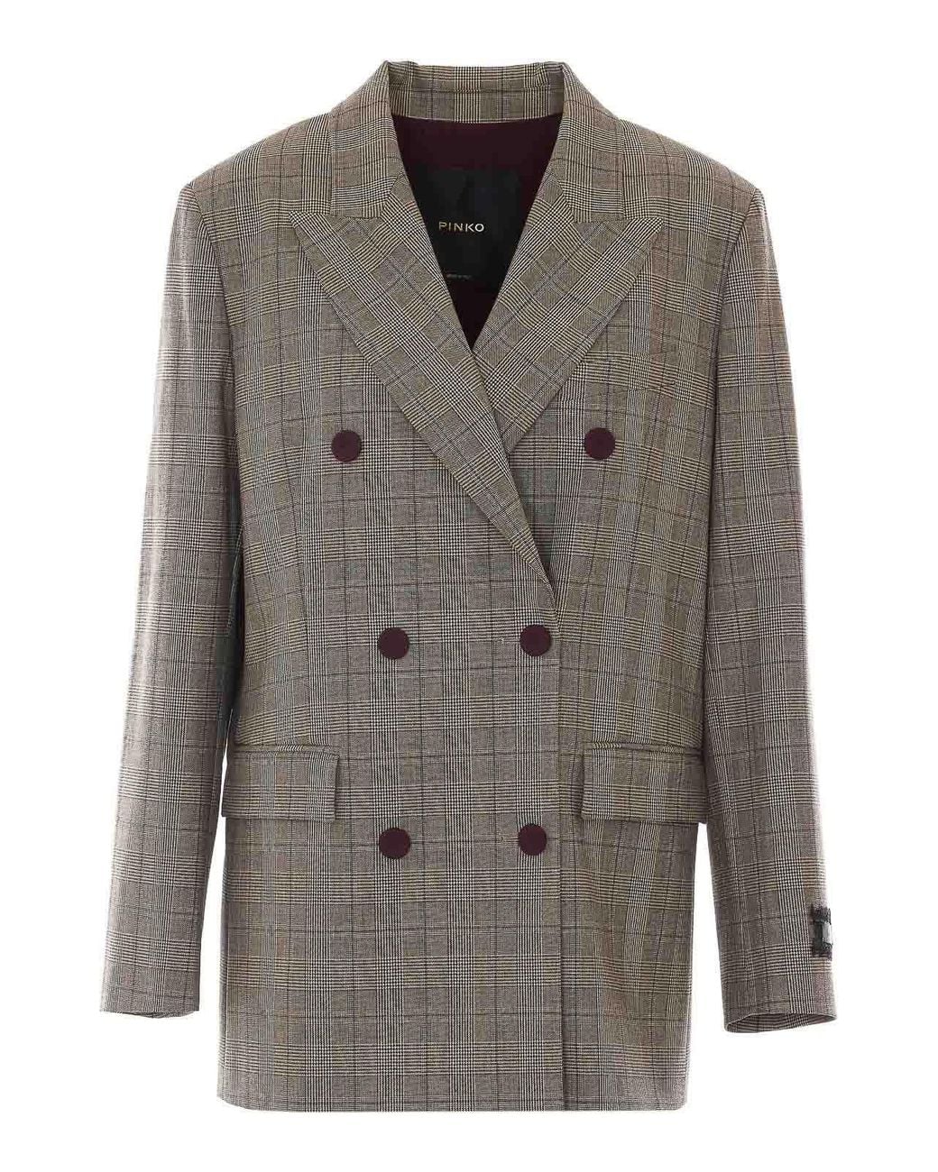 Mulberry Gray Check Jacket