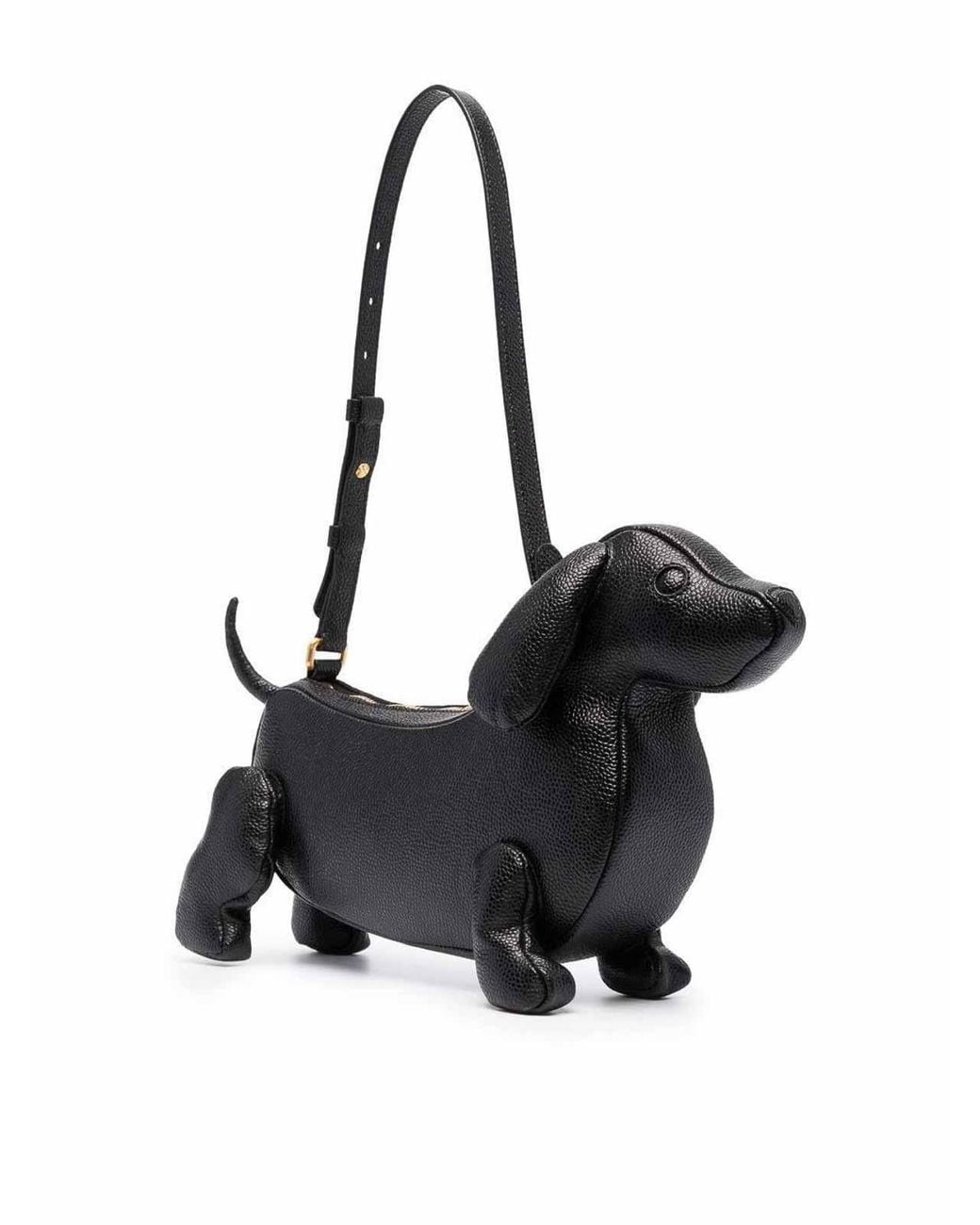 Thom Browne Black Hector Baguette Bag