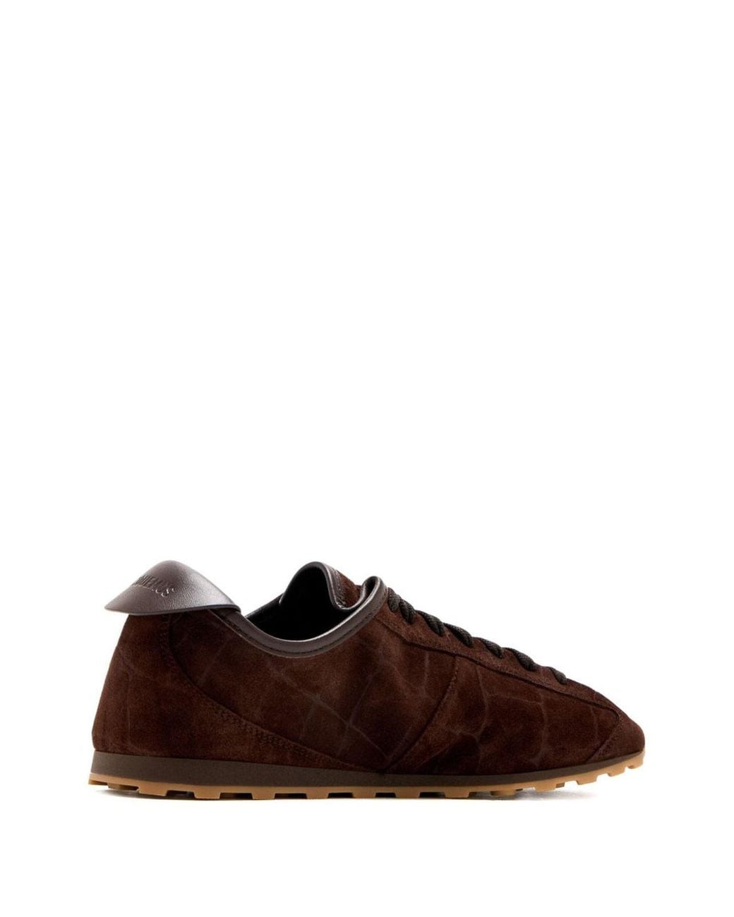 Jacquemus Brown Les Tennis Leather Sneakers for men