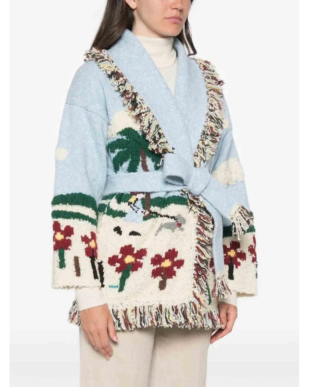 Alanui Blue 'Casa Cardigan