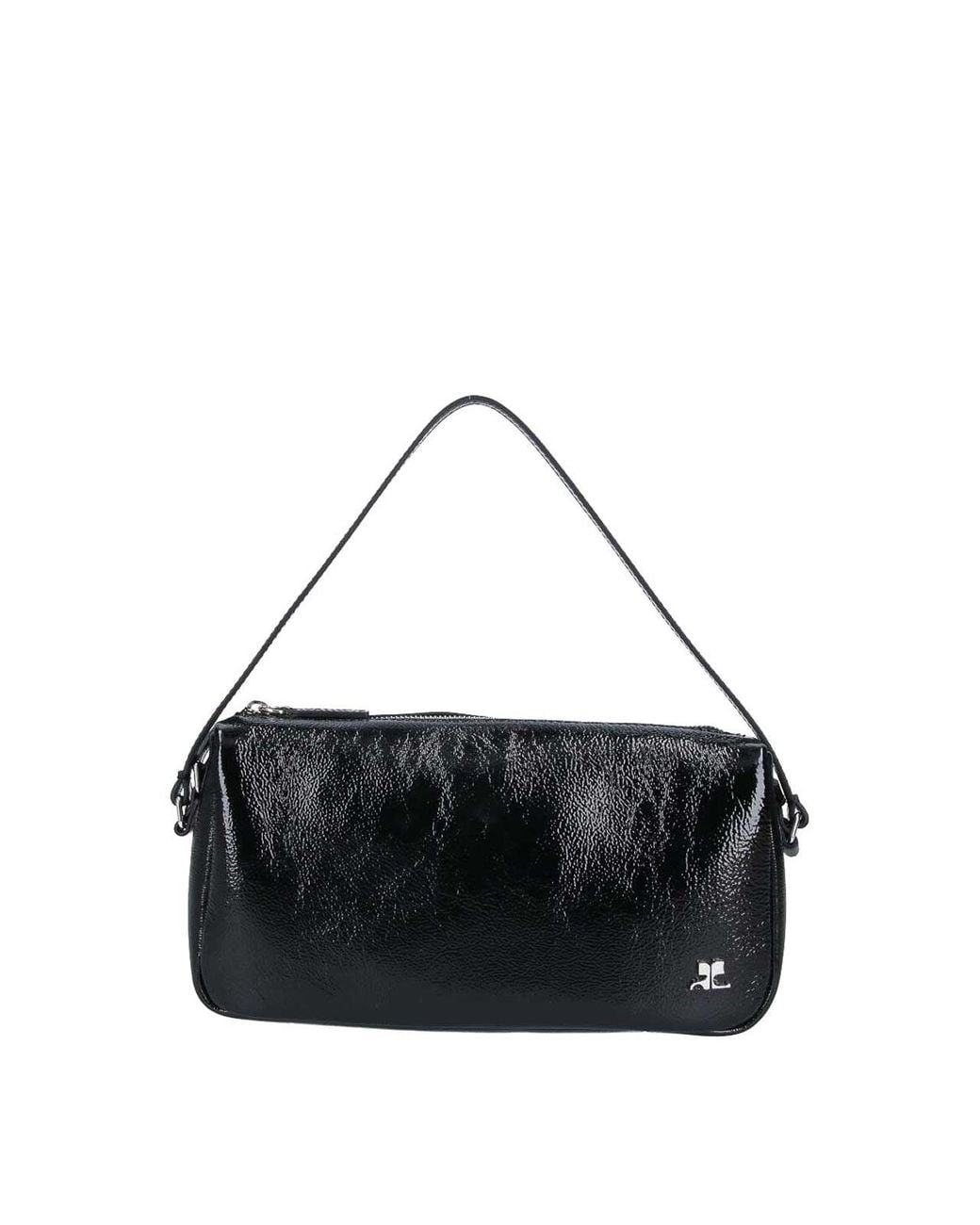 Courreges Black Small Three Sixty Bag