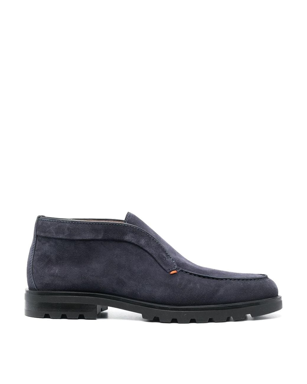 Santoni Blue Digits Loafers for men